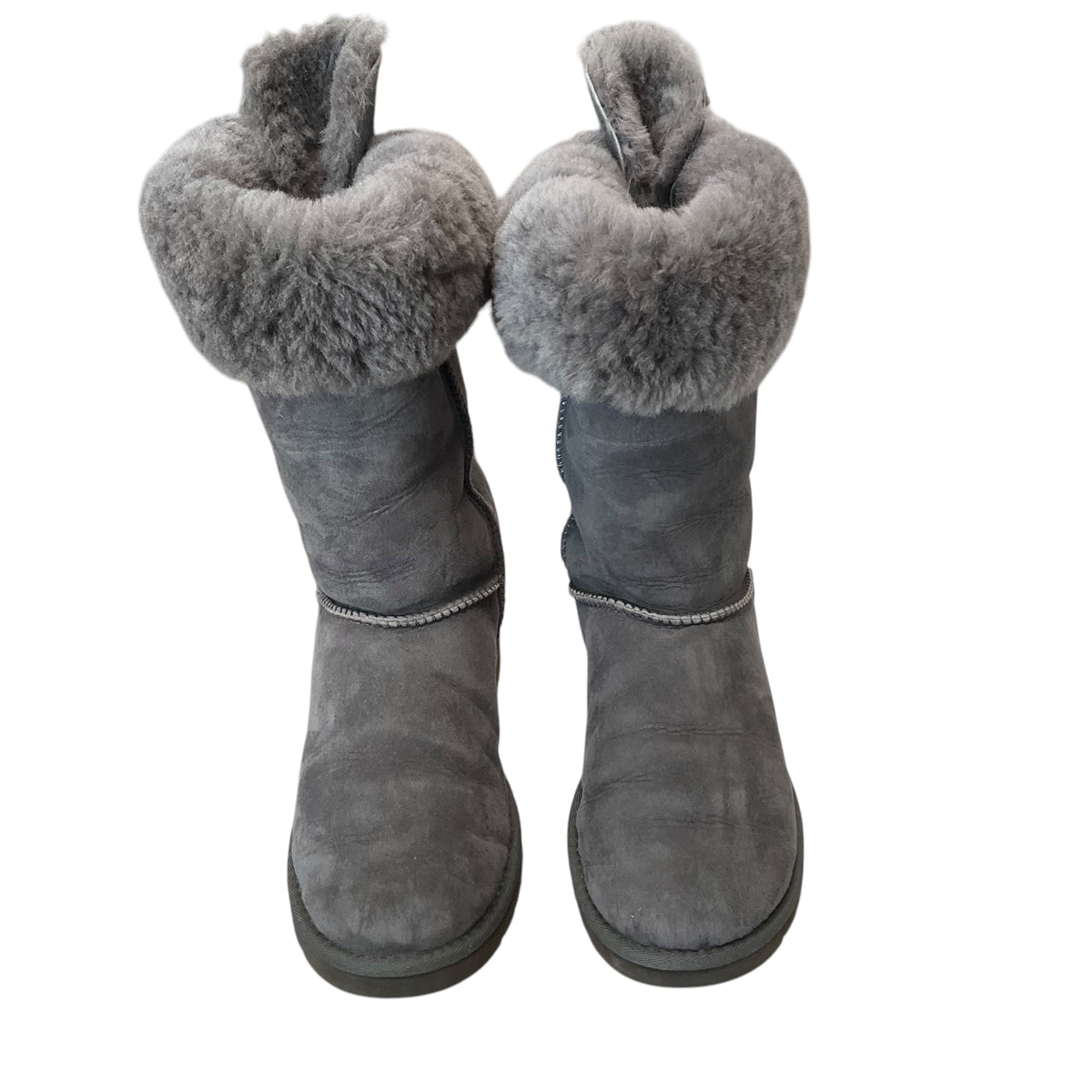 SIZE 8 Grey Furlined Ugg Boots