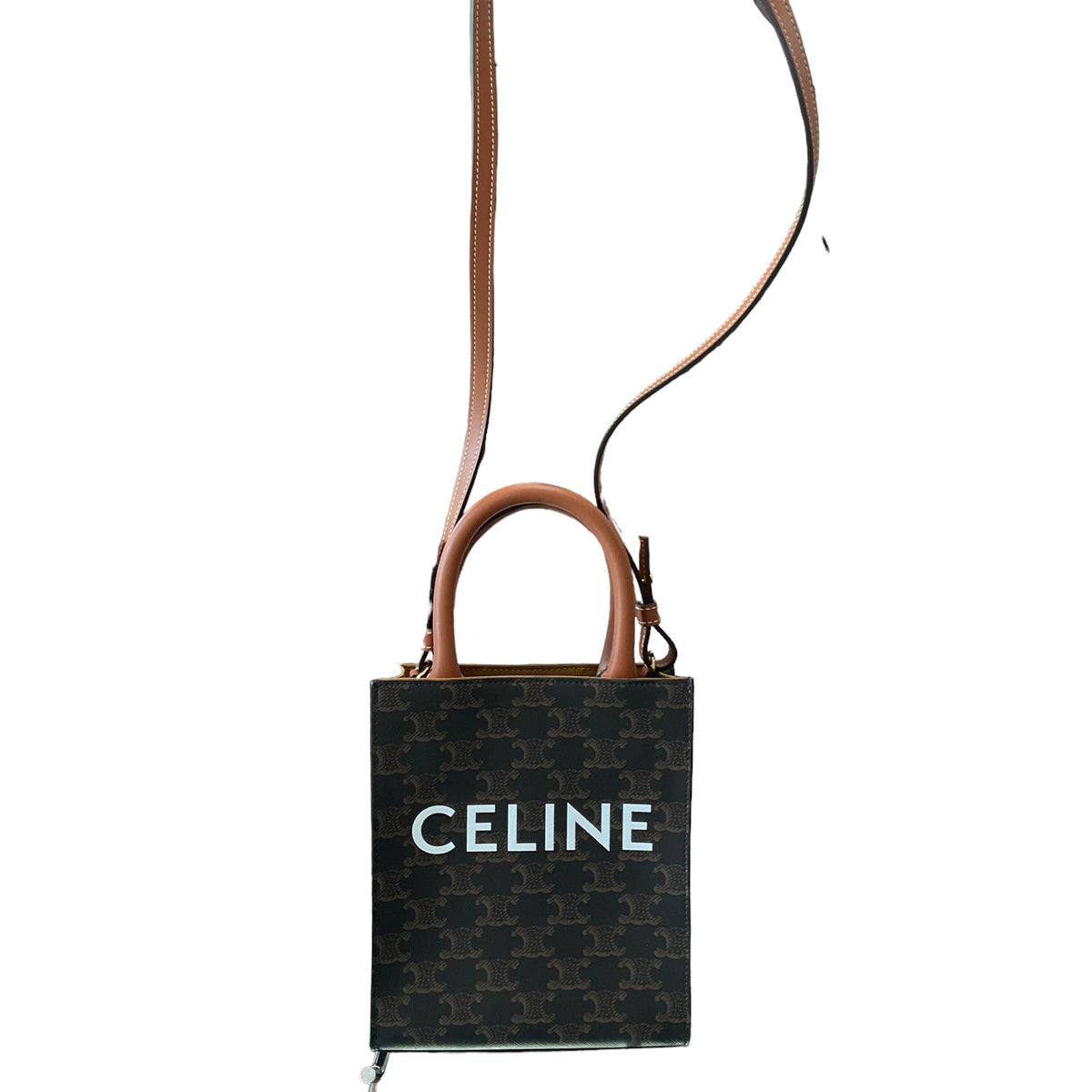 Celine Small Triomphe Vertical Cabas Tote