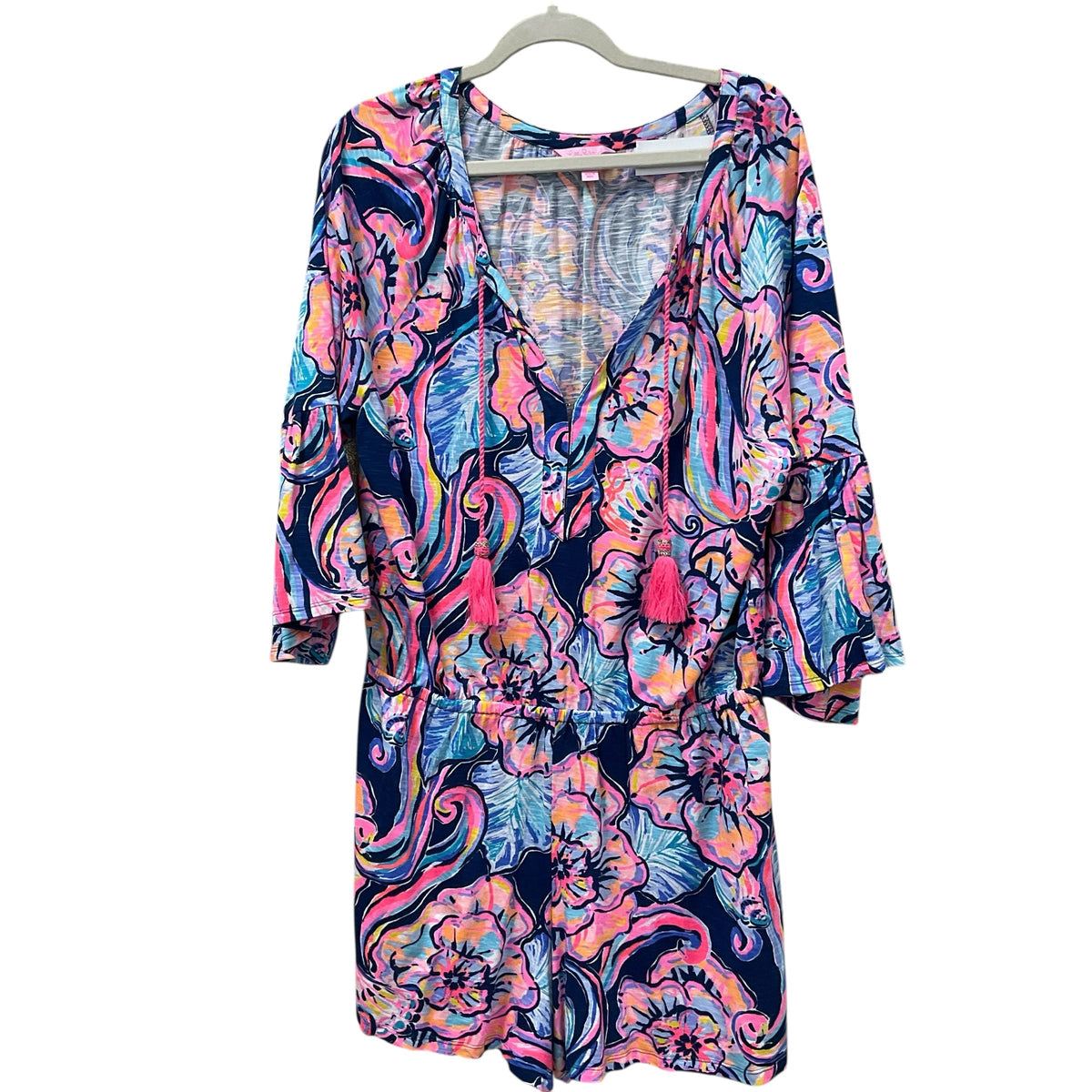 Lilly PulitzerBlue Floral Dress Size XL.