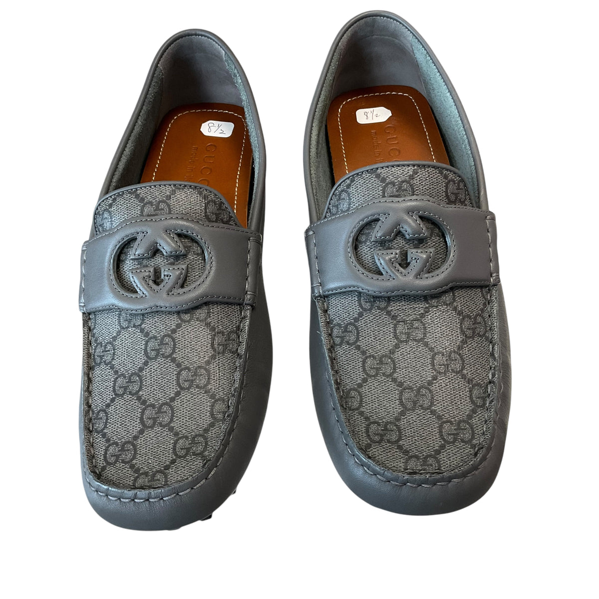 Authentic Men's Grey Gucci Shoes. Size8.5