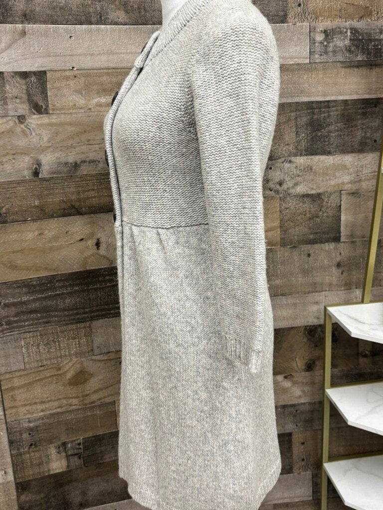 Oatmeal Duster 4 Brown Button Cardigan Size 4