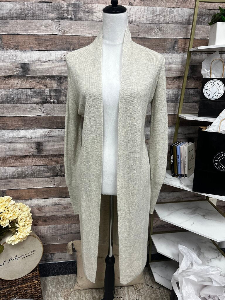 Cream Knit Duster Cardigan Size XS