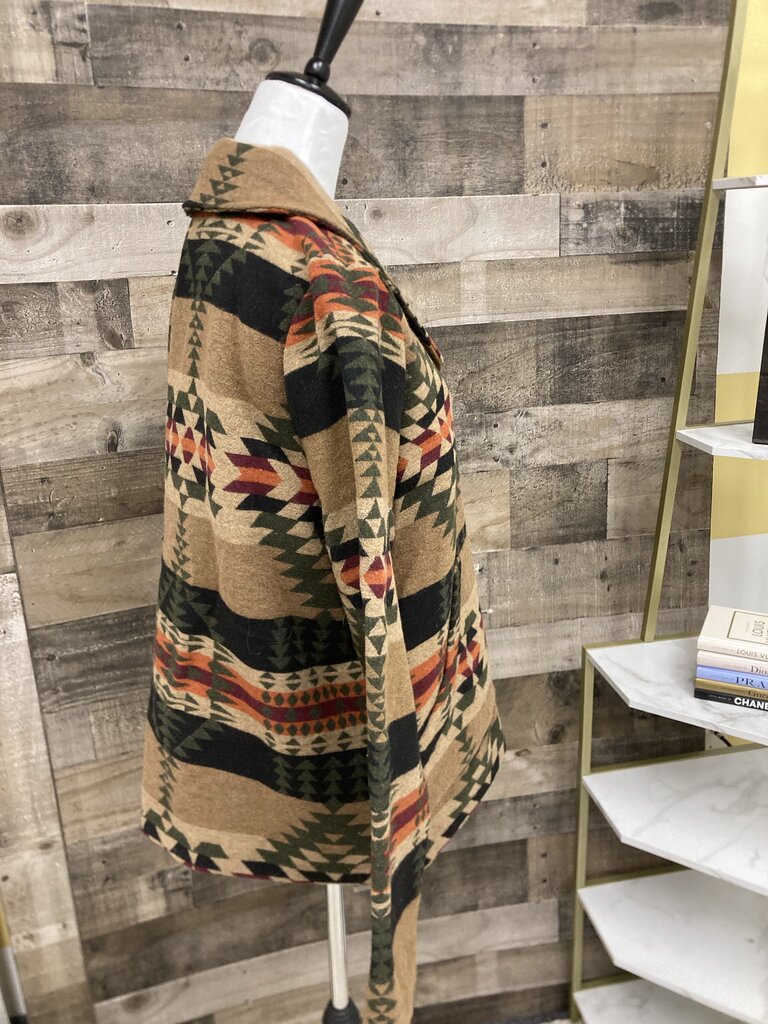 Back in the Saddle Tan & Black Southwest Style Blazer Size XL