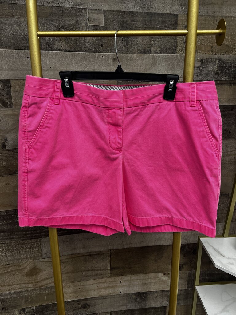 J Crew Pink Broken In Chino Shorts Size 16