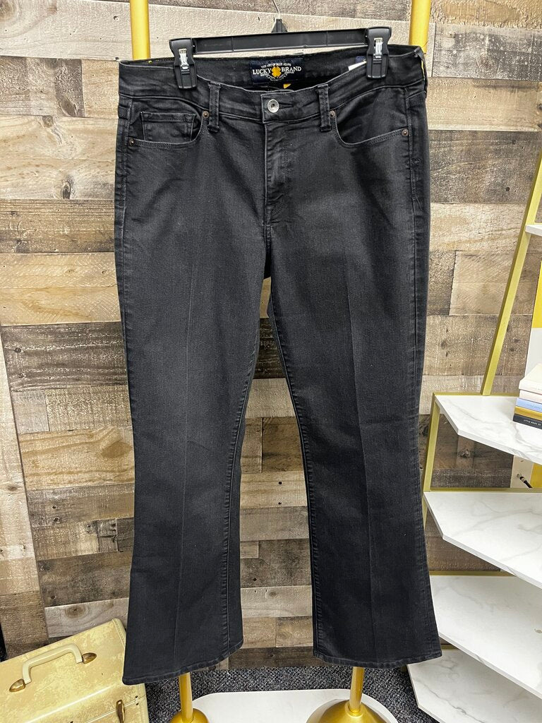 Lucky Brand Black Sofia Boot Jeans Size 16/33