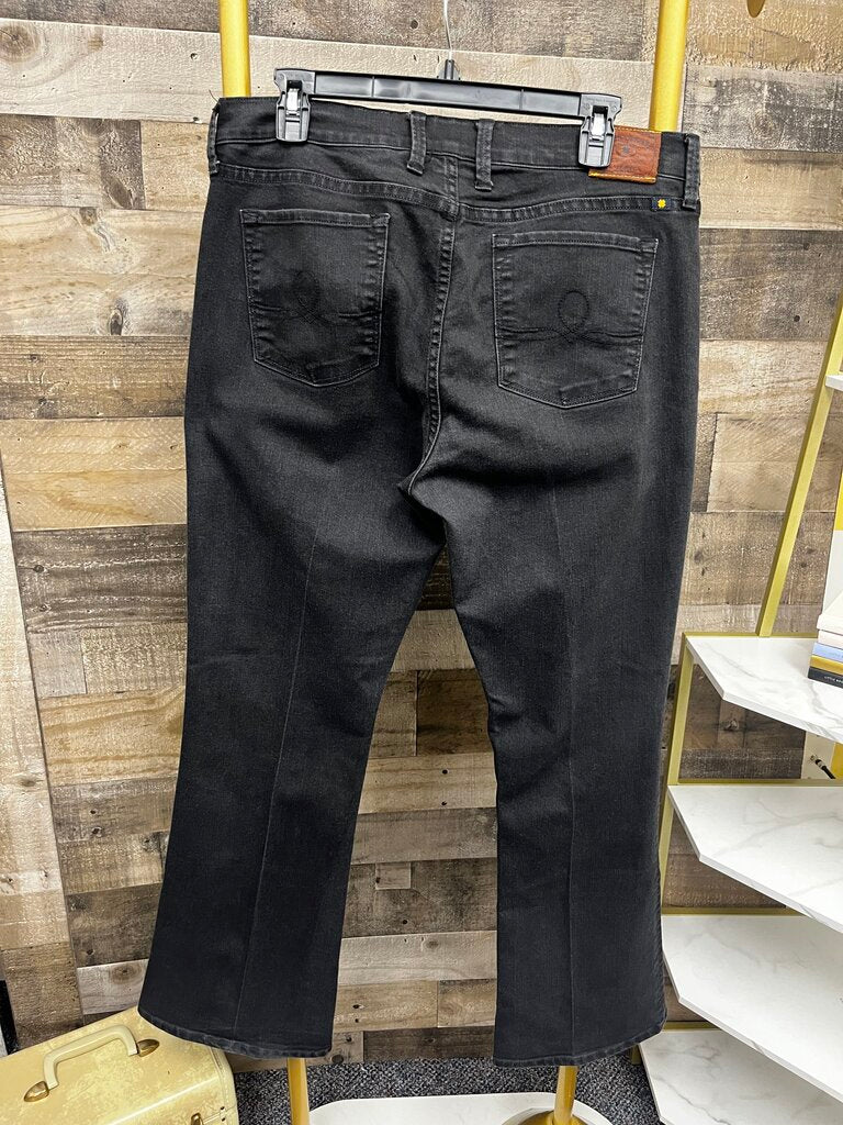 Lucky Brand Black Sofia Boot Jeans Size 16/33