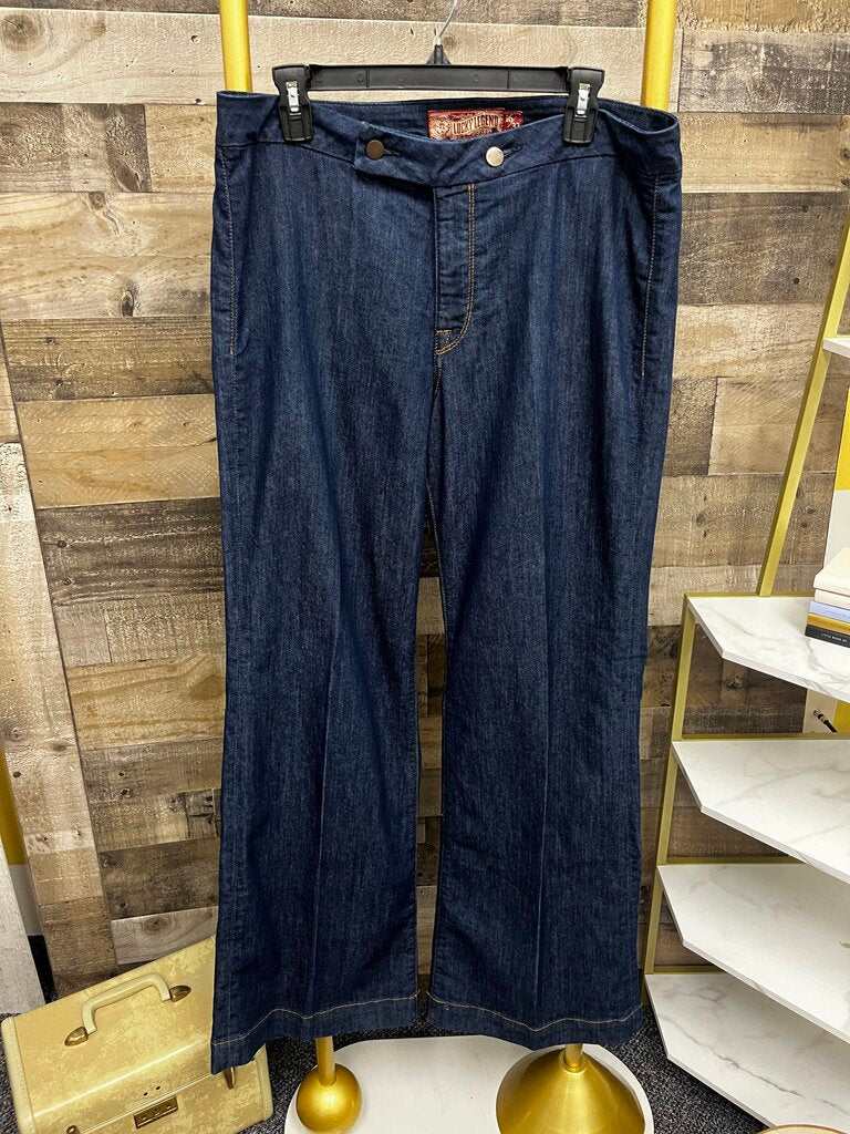 Lucky Brand High Rise Trouser Denim Size 16/33
