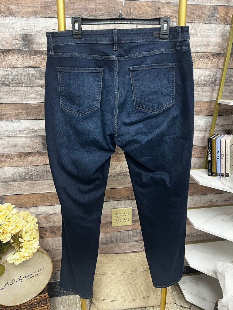 Kut Diana Fab Skinny High Rise Dark Blue Jeans Size 14
