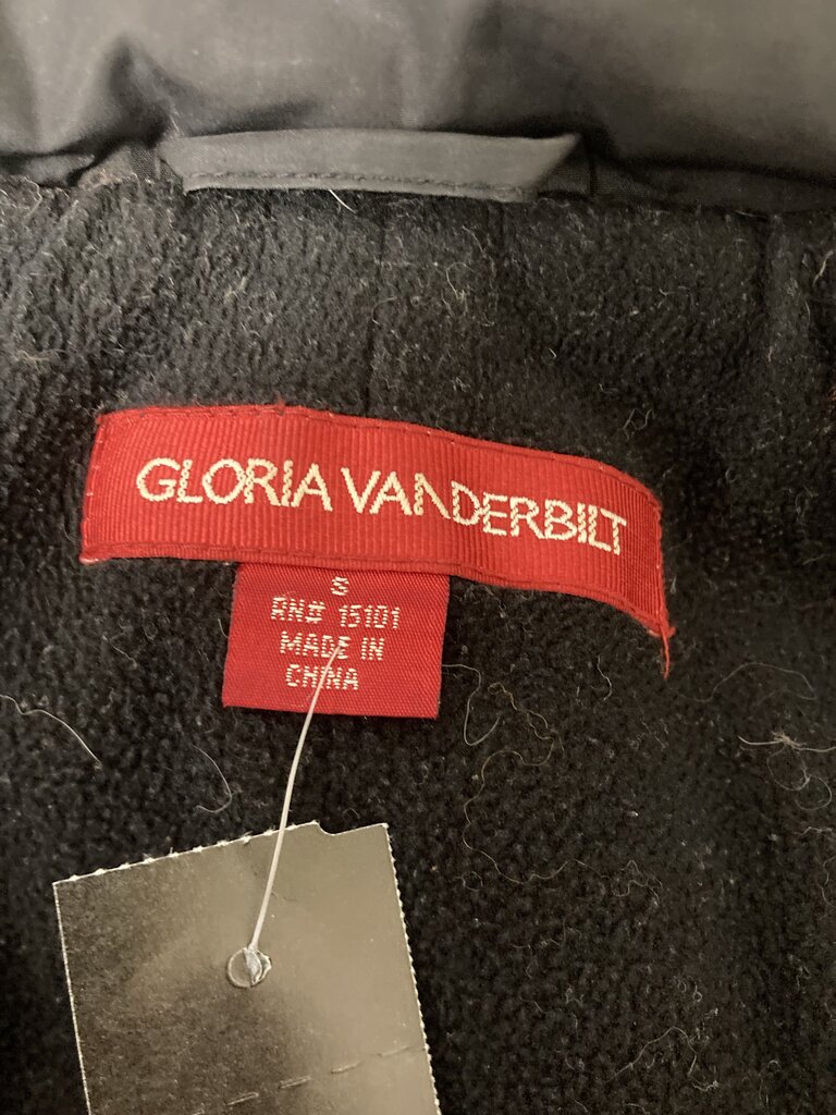 Gloria Vanderbilt Black Mid Length Puffer Size S