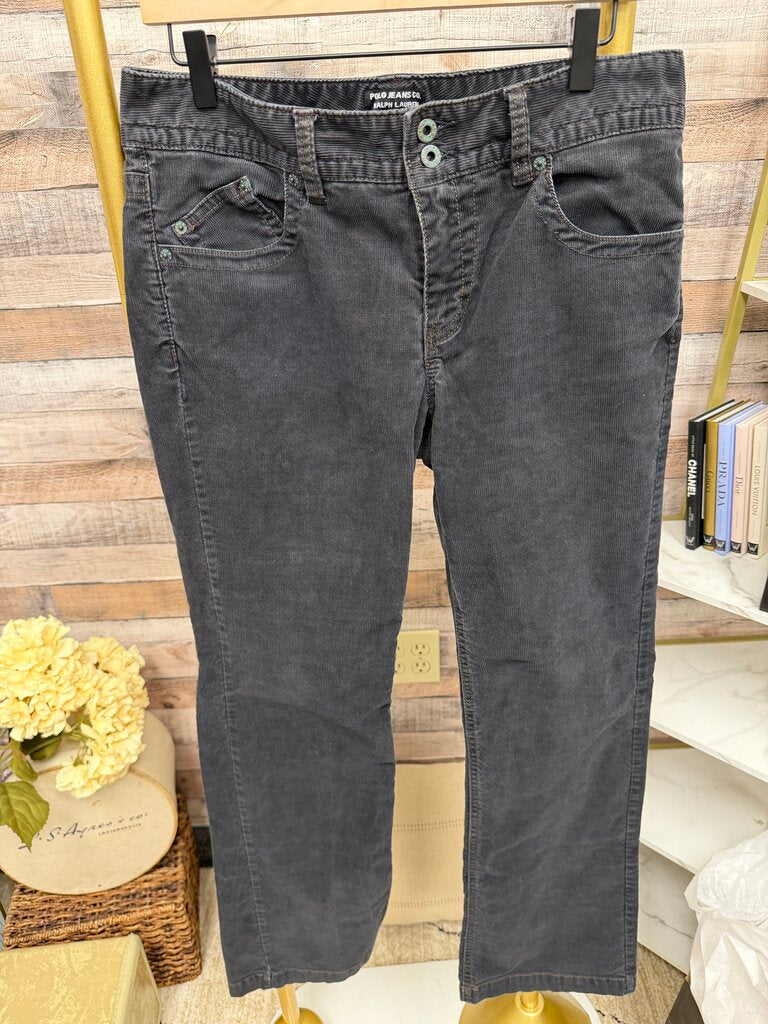 Polo Jeans Co. Black Corduroy Jeans Size 10