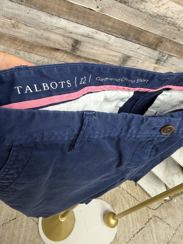 Talbots Girlfriend Navy Blue Chino Size 12