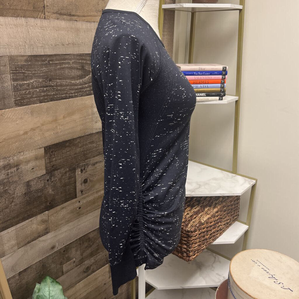 Athleta Long Sleeve Black Running Shirt Size S