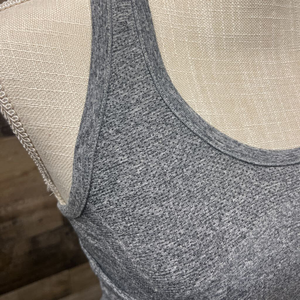 Athleta Racer Back Heather Gray Tank Size S