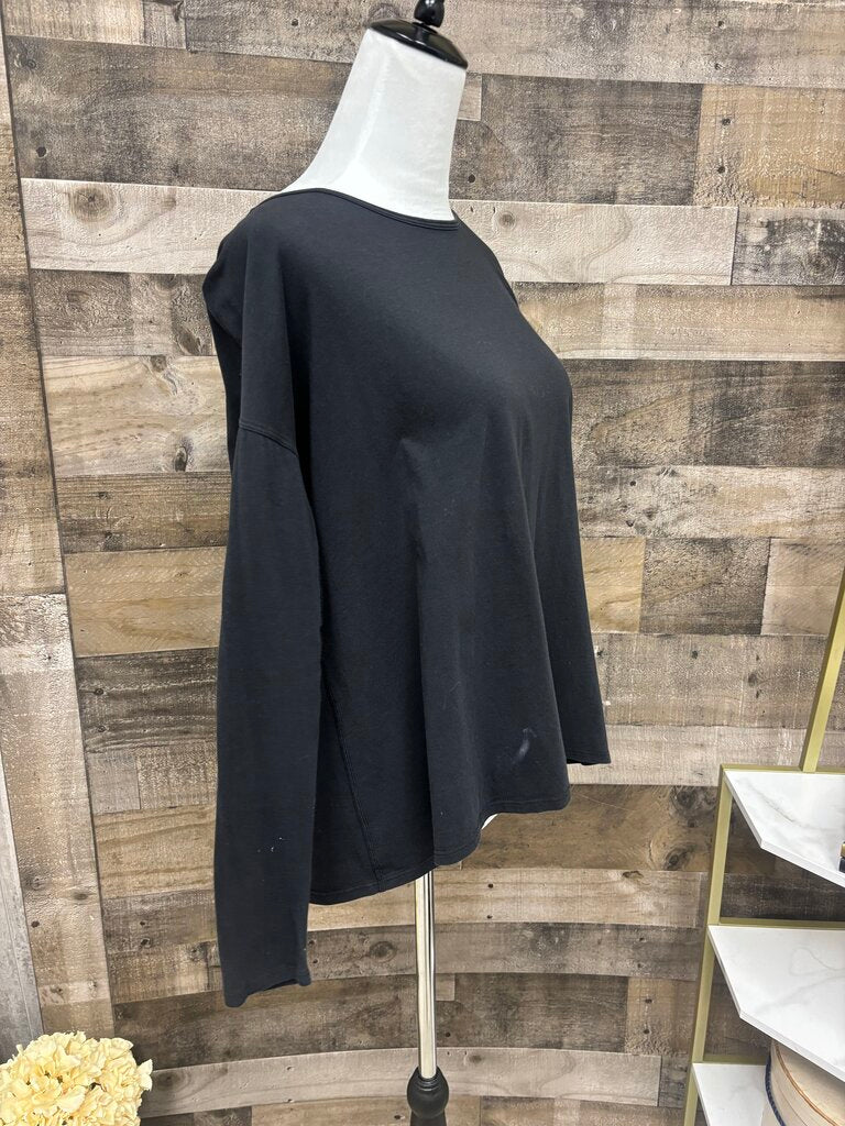 Lululemon Black Long Sleeve Keyhole Back Tee Size S