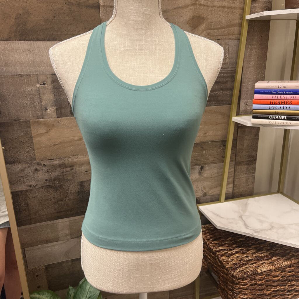 Lululemon Sage Green Racer Back Tank Size 2