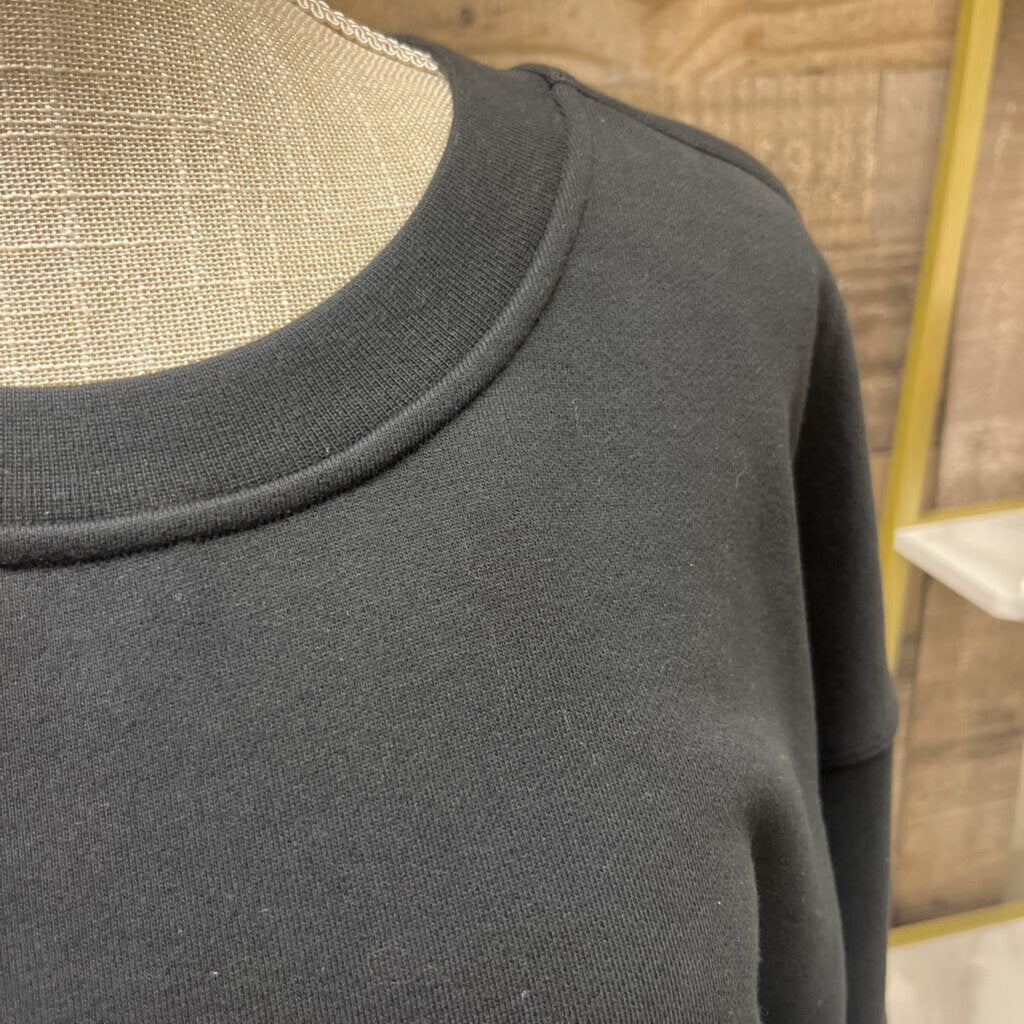Lululemon Black Oversized Crew Neck Sweatshirt Size S