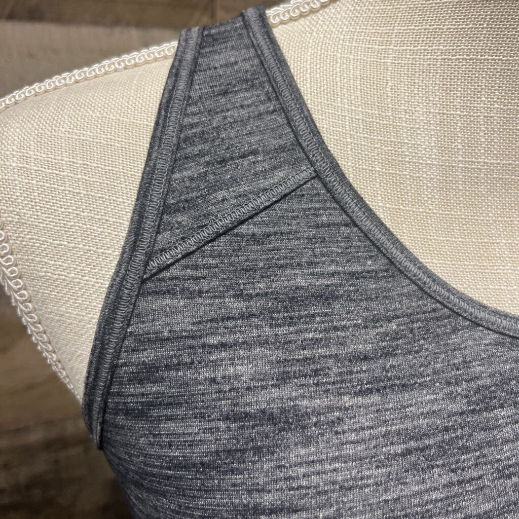 Lululemon Dark Heather Gray Racer Back Tank Size 2
