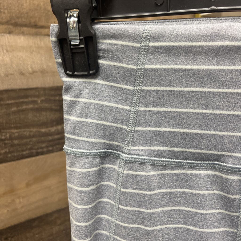 Athleta Gray Stripe Legging Size XS