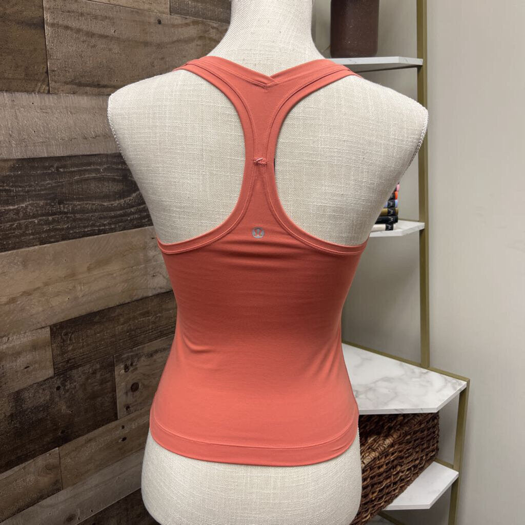 Lululemon Salmon Racer Back Tank Size 4