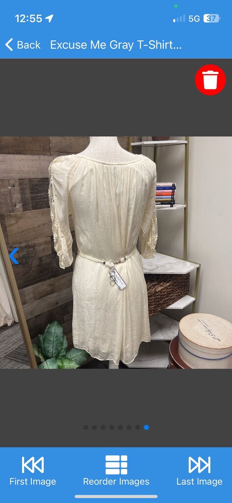 Nieole Ivory Boho Dress Size S