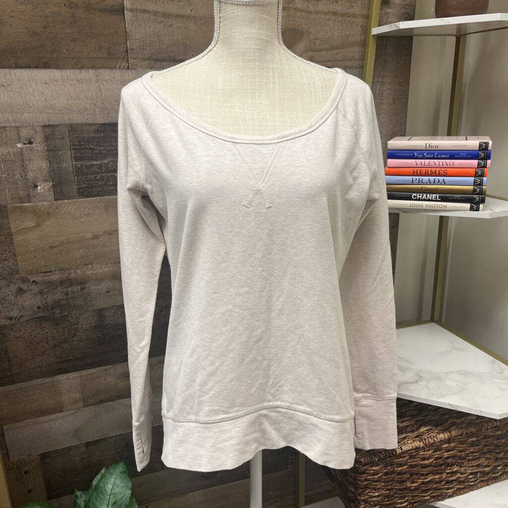 Lululemon Oatmeal Sweatshirt w/Thumb Holes Size 4