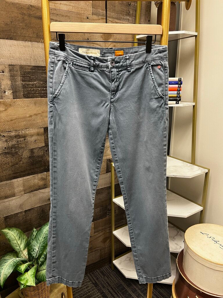 Pilcro Gray/Blue Chino Size 27