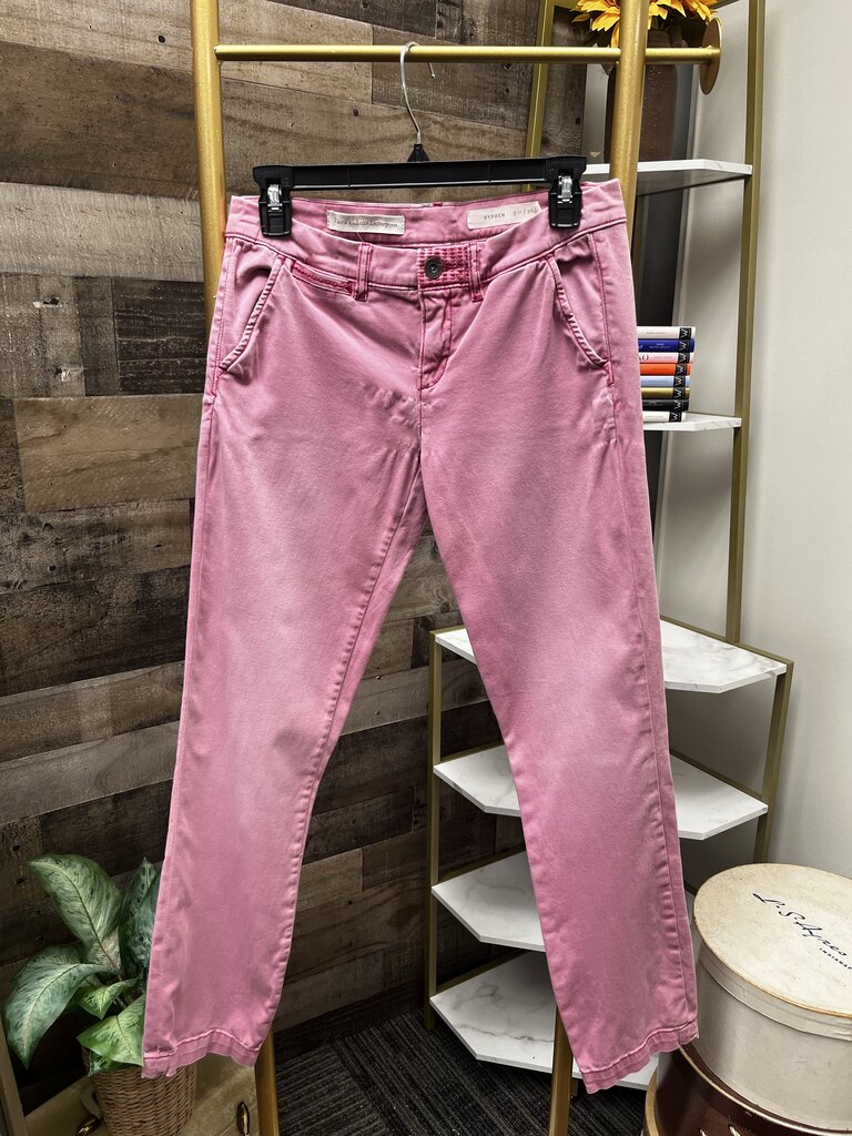 Pilcro Pink Hyphen Chino Size 26