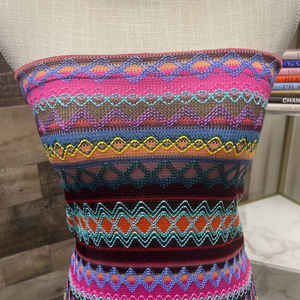 Mags & Pye Pink, Brown, Multi Color Tub Top Size S