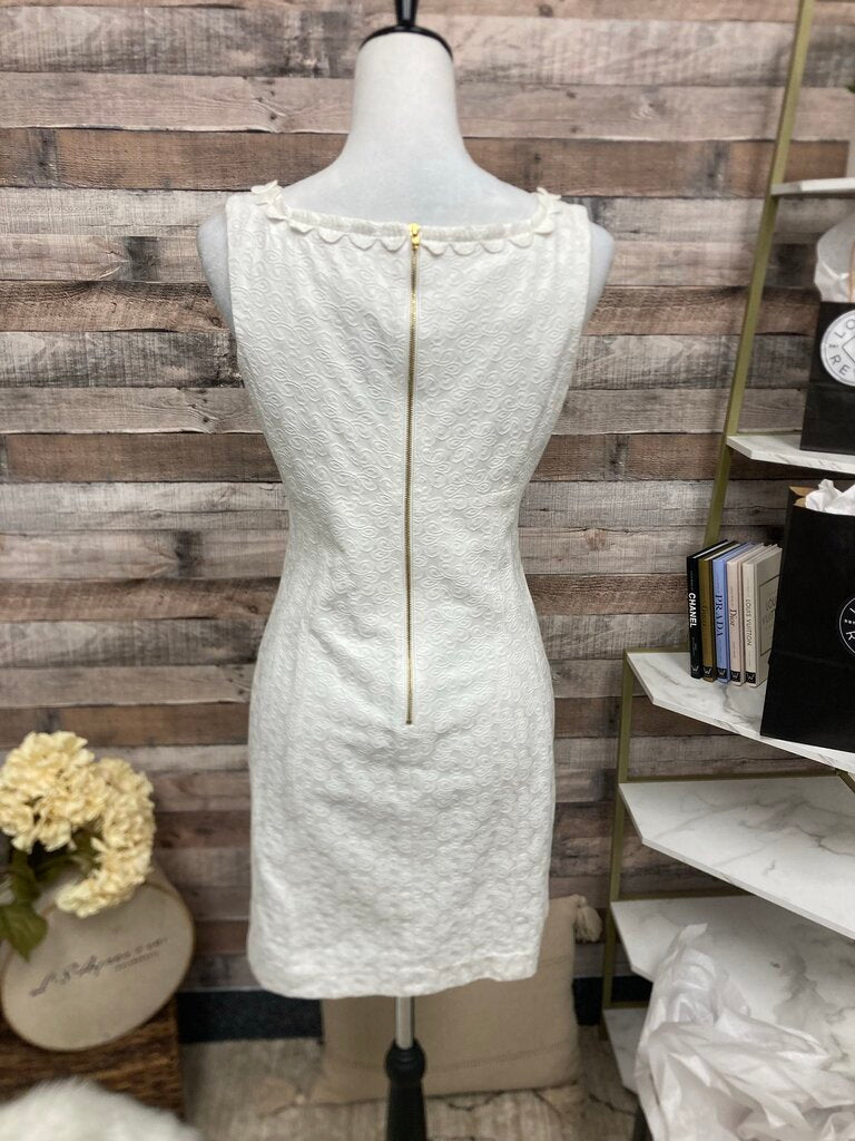 Lily Pulitzer White Eyelet Sleeveless Size 6