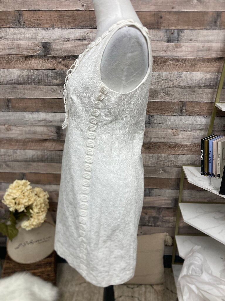 Lilly Pulitzer White Eyelet Sleeveless Size 6