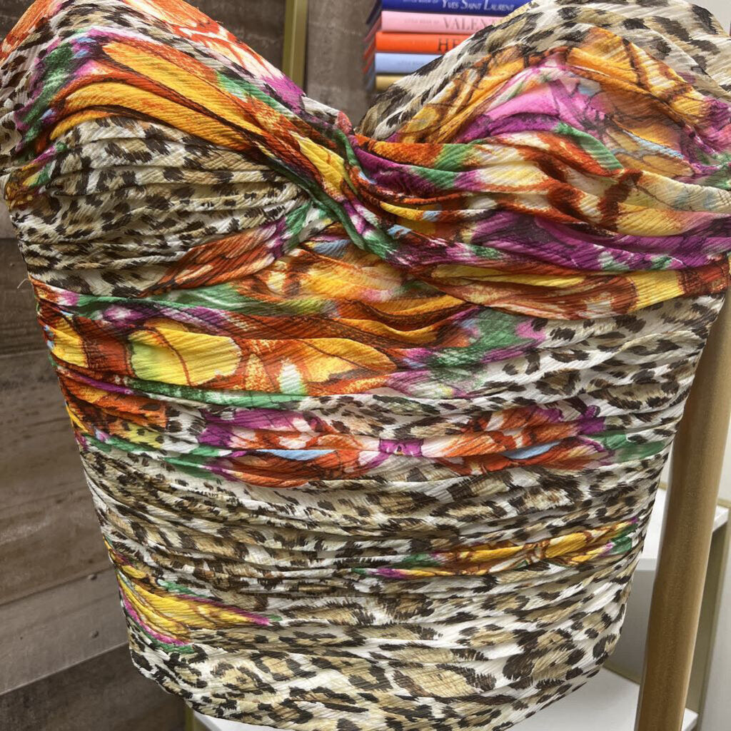 Alberto Mikali Silk Animal Print Size 6