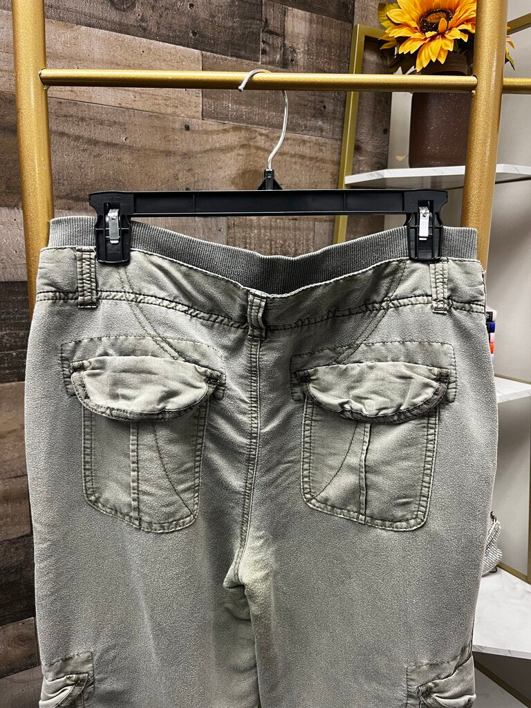 Anthro Marrakech Olive Cargo Jogger Size 27