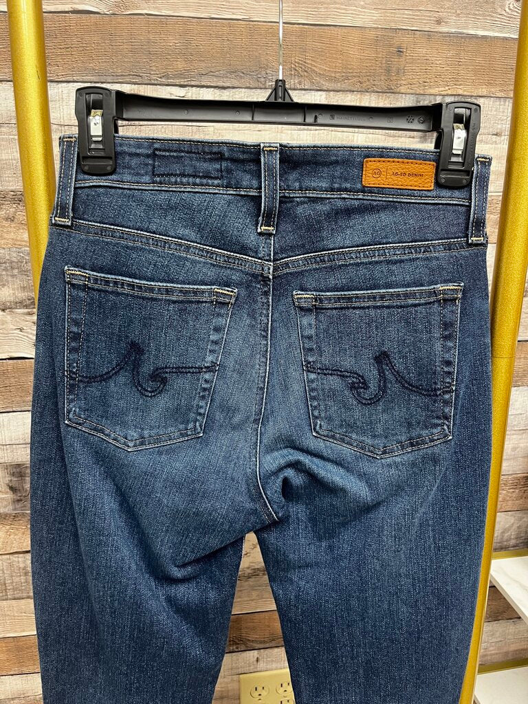 AG Mari High Rise Slim Straight Denim Size 26