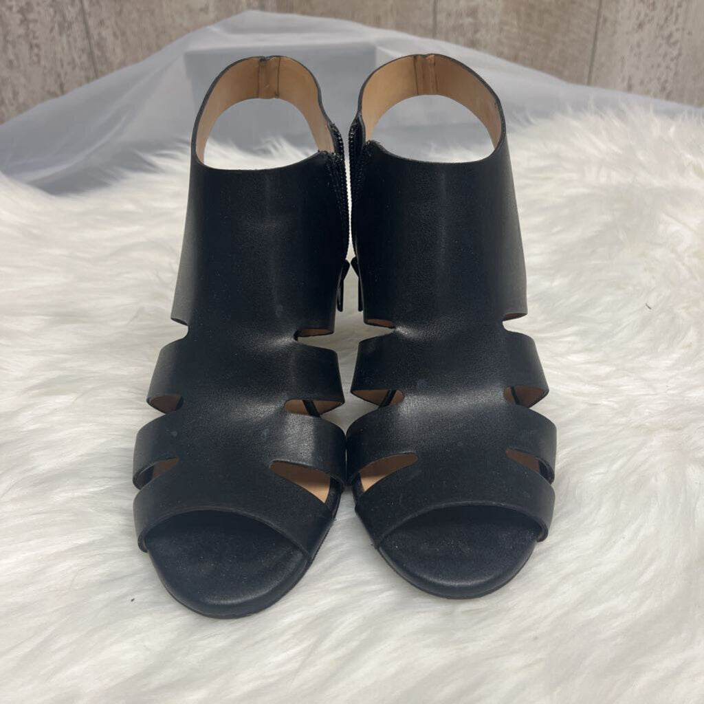 INC International Concepts Black Size Zip Sandal Heel Size 7.5