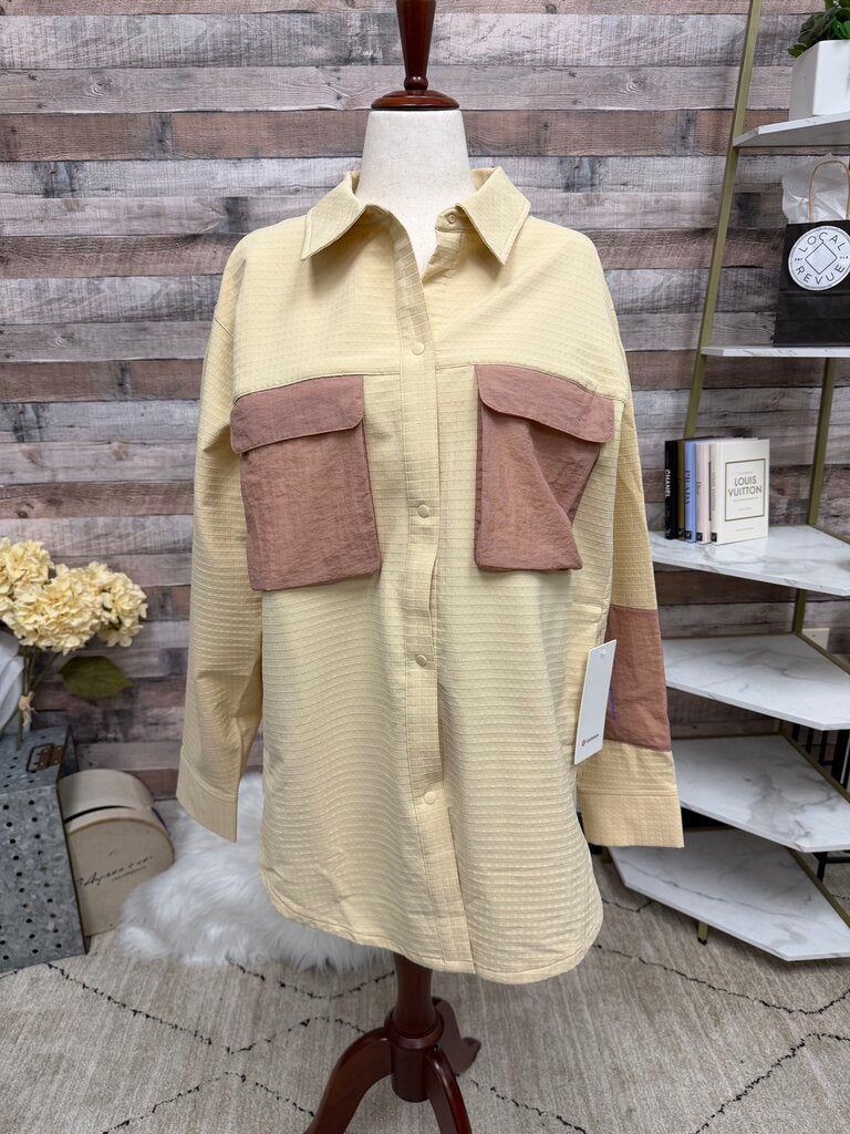 Lululemon Grid Fleece Hiking Overshirt Size 16