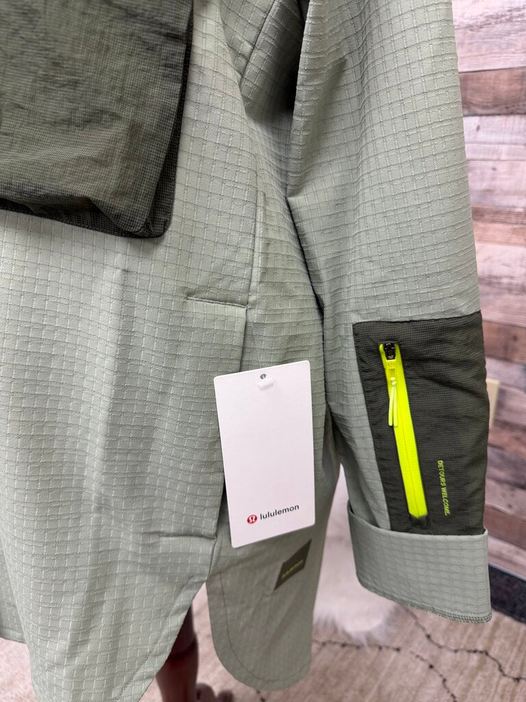 Lululemon Grid Fleece Hiking Overshirt Size 12