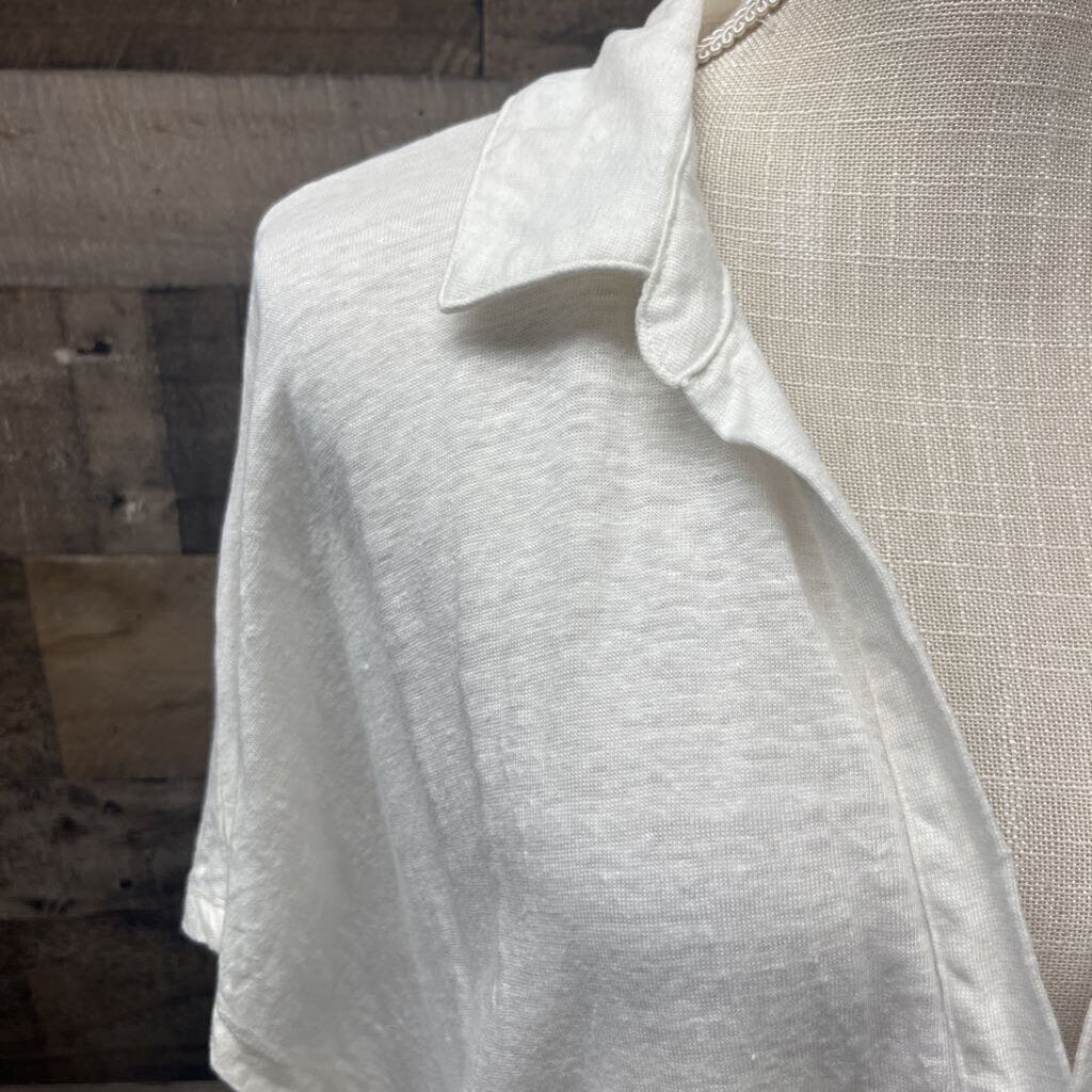Banana Republic Linen Collared Shirt Size XL