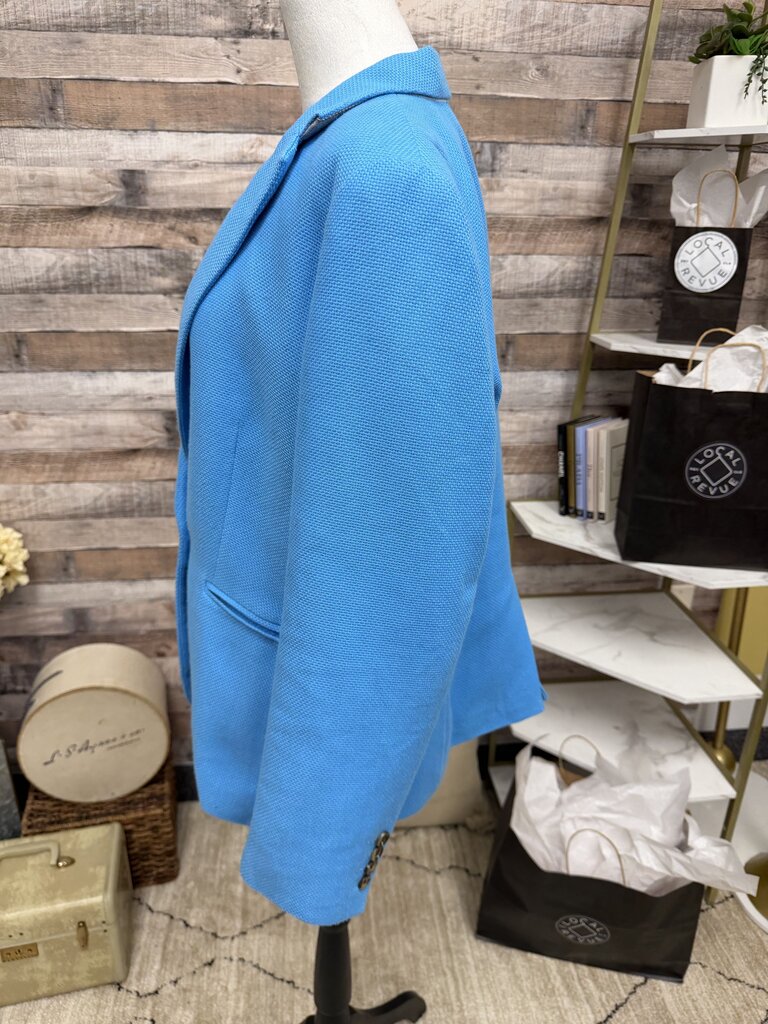 Ann Taylor Sky Blue Women's Blazer Size 14