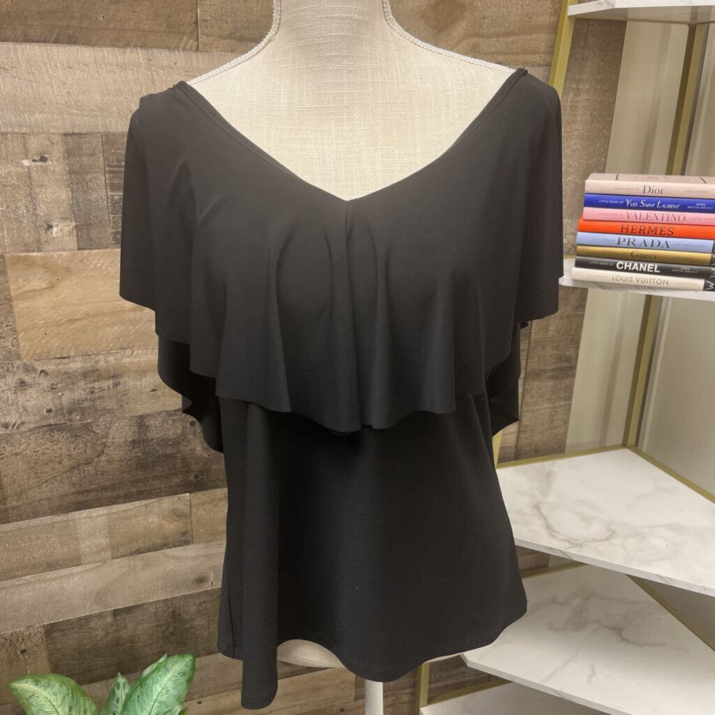 White House Black Market Off the Shoulder Short Sleeve Top Size XL