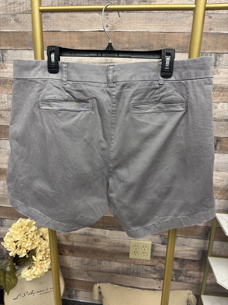 J Crew Grey Chino Shorts Size 16