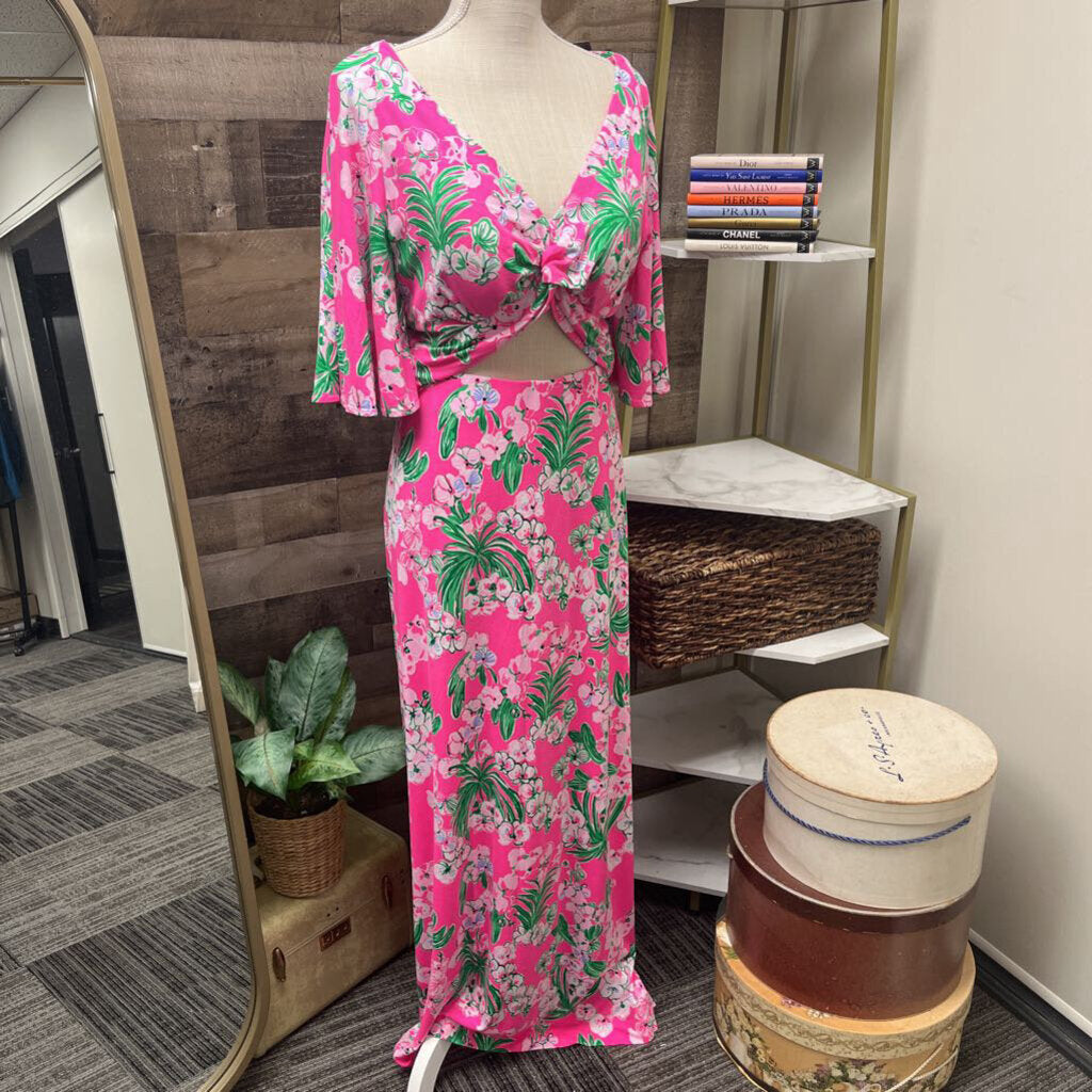 Lilly Pulitzer Minka Maxi Set in Roxie Pink Size XL