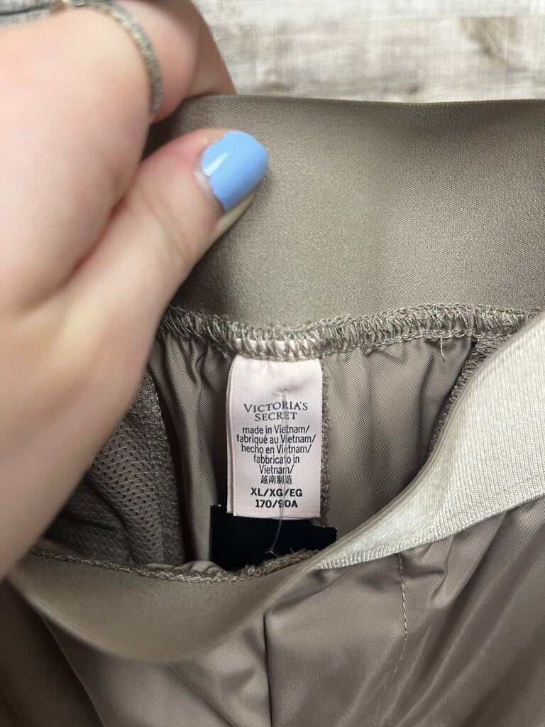 Victoria's Secret Tan Satin Wide Leg Pants Size XL