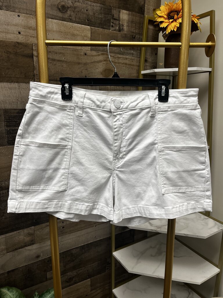 Kut From The Kloth Jane High Rise Short White Size 14