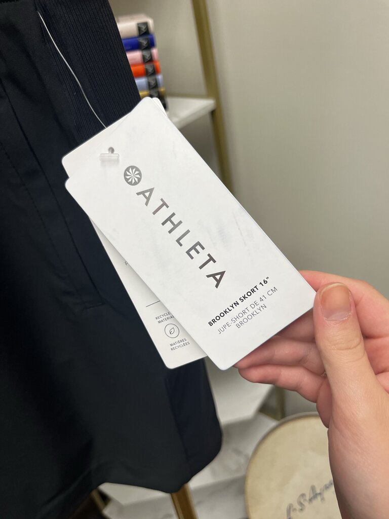 Athleta Brooklyn Skort 16" Black Size 14
