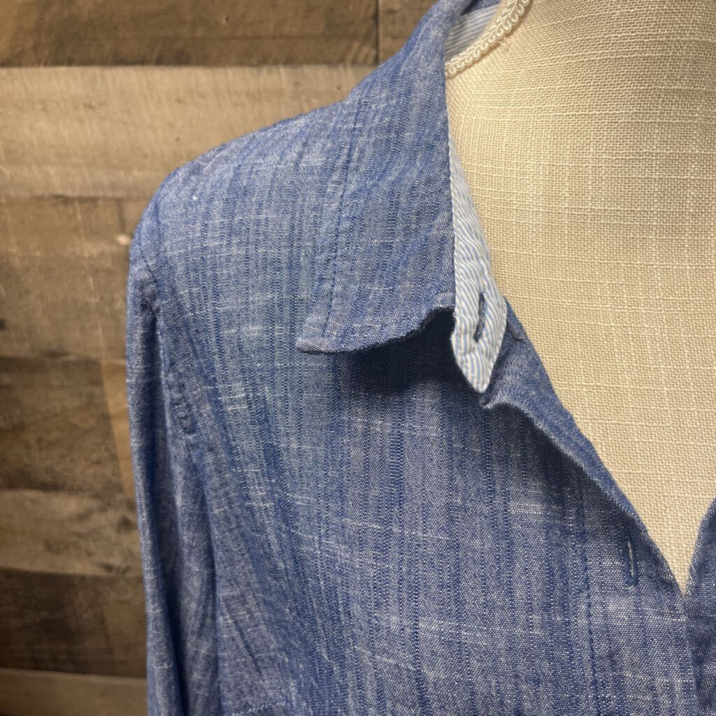 Tommy Hilfiger Chambray Button Down Shirt Size XXL