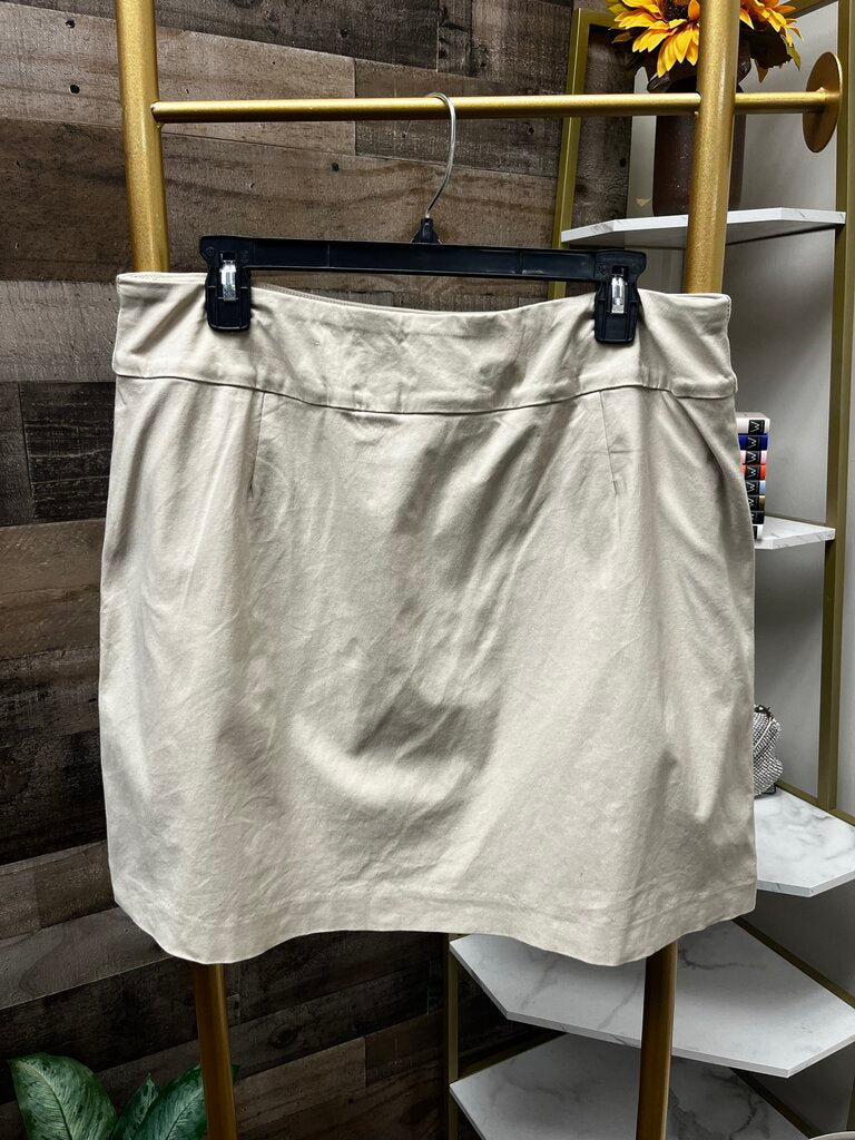 Peck & Peck Women's Activewear Khaki Skort Size 14