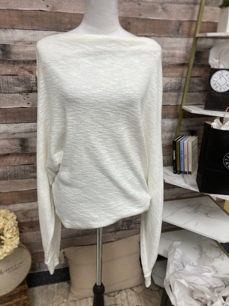 We The Free Ivory Long Sleeve Turtleneck Size S