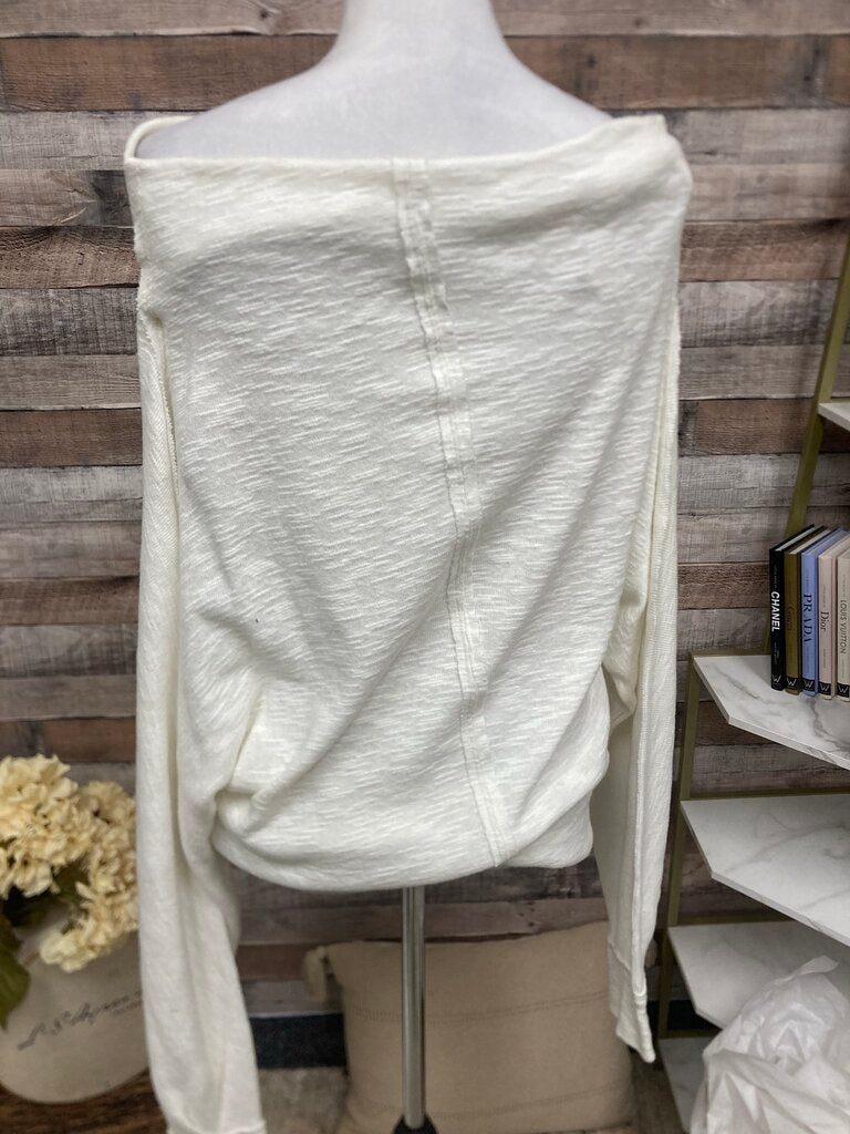 We The Free Ivory Long Sleeve Turtleneck Size S