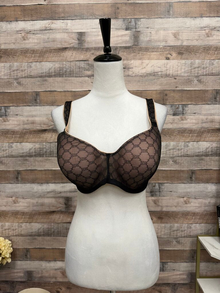 Soma Stunning Support Geo Lace Balconette Bra Size 38DD