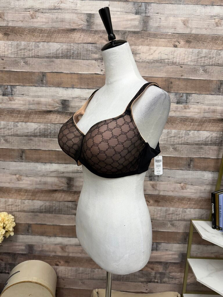 Soma Stunning Support Geo Lace Balconette Bra Size 38DD